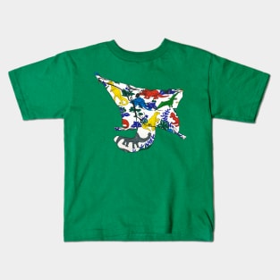 Flying Squirrel Dinosaur Blanket Kids T-Shirt